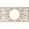 Ekena Millwork Hoover Wood Fretwork Pierced Ceiling Medallion, Birch, 30"W x 15"H x 11 1/8"ID x 3/8"T CMWP30X15X0375HOBI - alternate 2